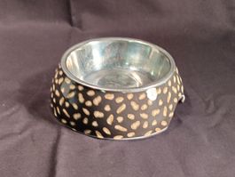Futternapf mit Metallschale, Dm: 14cm, antirutsch