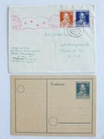 DEUTSCHE POST - Alliierte Bes. - 1 Brief(ZENSUR) + 1 PK 1947