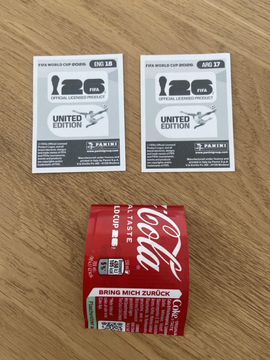 Panini Carte collezionabili: Paninisticker mit kimmich coca colasticker – Nuovo e nell'imballaggio originale da Gams venduto da Mamazonas 1