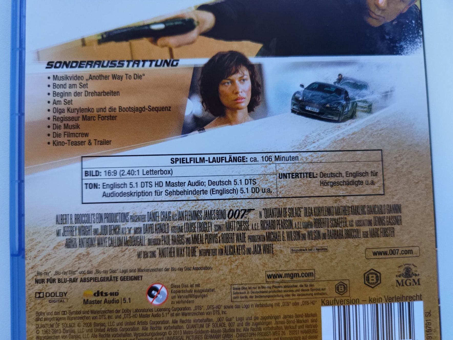Tutti i DVDs: James Bond 007: Ein Quantum Trost – Usato da Liestal venduto da Kratzilla 3