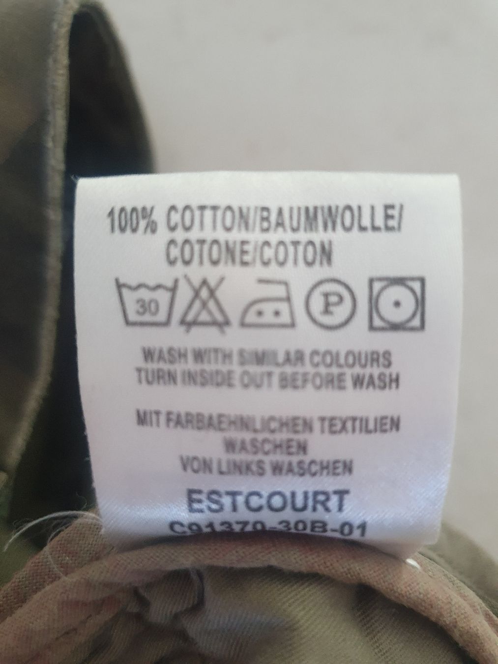 Closed Pantaloni: CLOSED Camouflage 3/4 Hose Gr. 38 – Usato da Horgen venduto da webcaro411 4