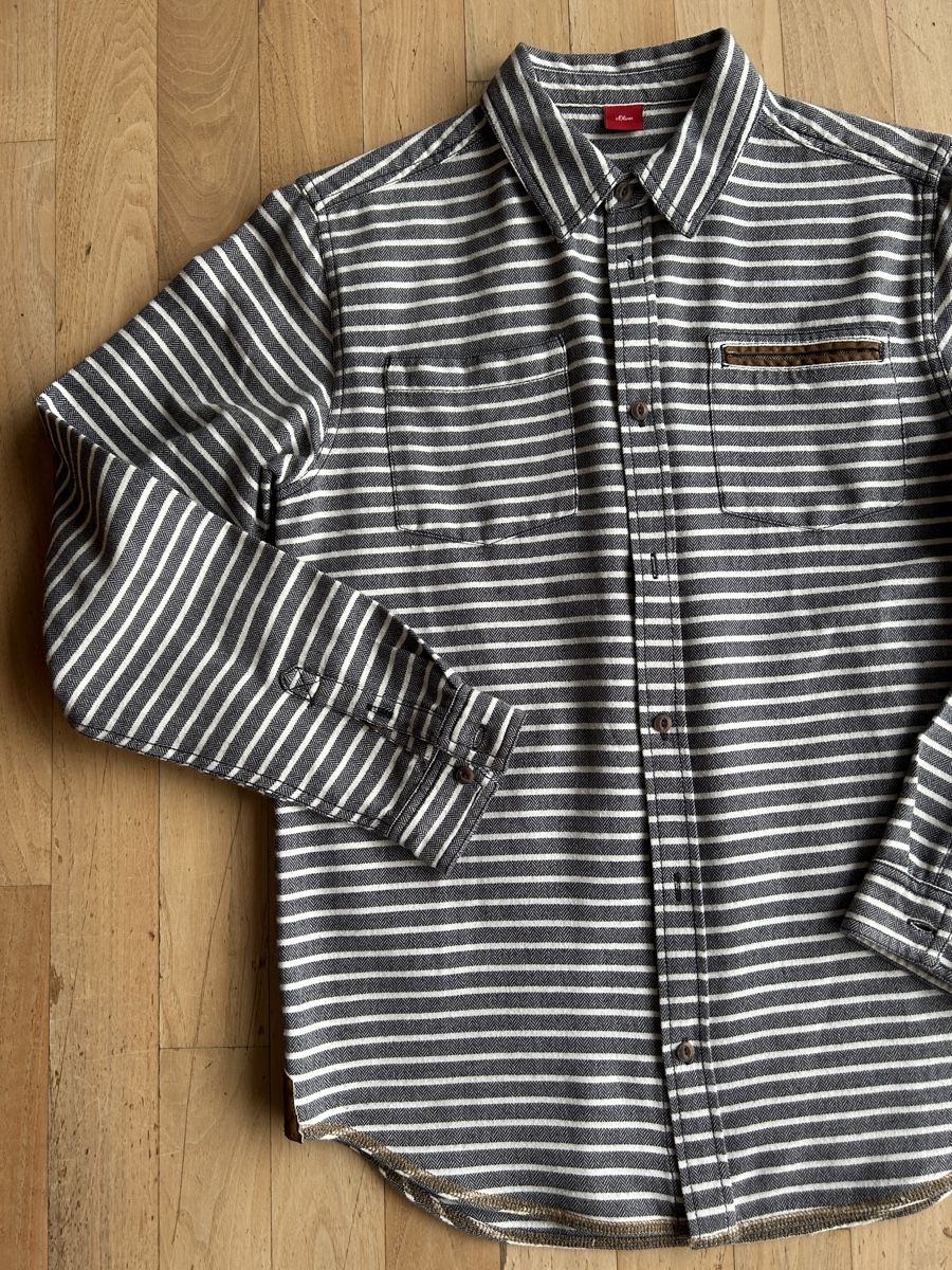 S.Oliver Camicie, T-shirt & Polo: S. Oliver Hemd Gr. 176 neuwertig – Usato da St. Urban venduto da uschi73 6
