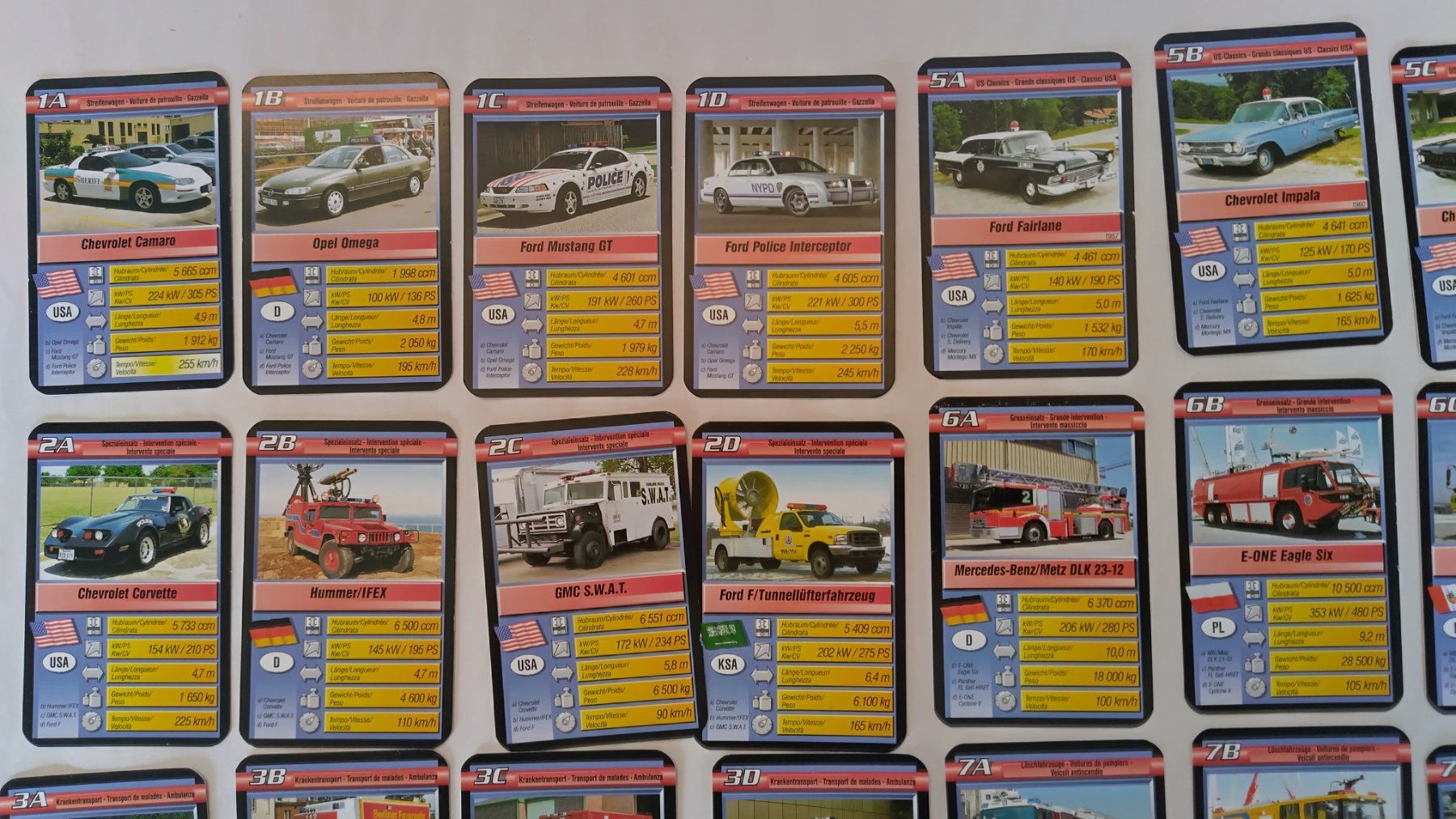 Ravensburger Giochi: Auto Quartett - Blaulicht / Ravensburger ©2004 mit 32 Karten – Usato da Bellach venduto da JingleJerry 3