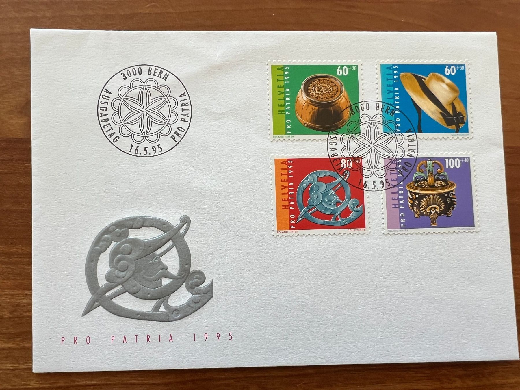 Tutti i francobolli: Pro Patria Satz FDC 1995  gest. (E1552) – Usato da Hinwil venduto da Sidi4