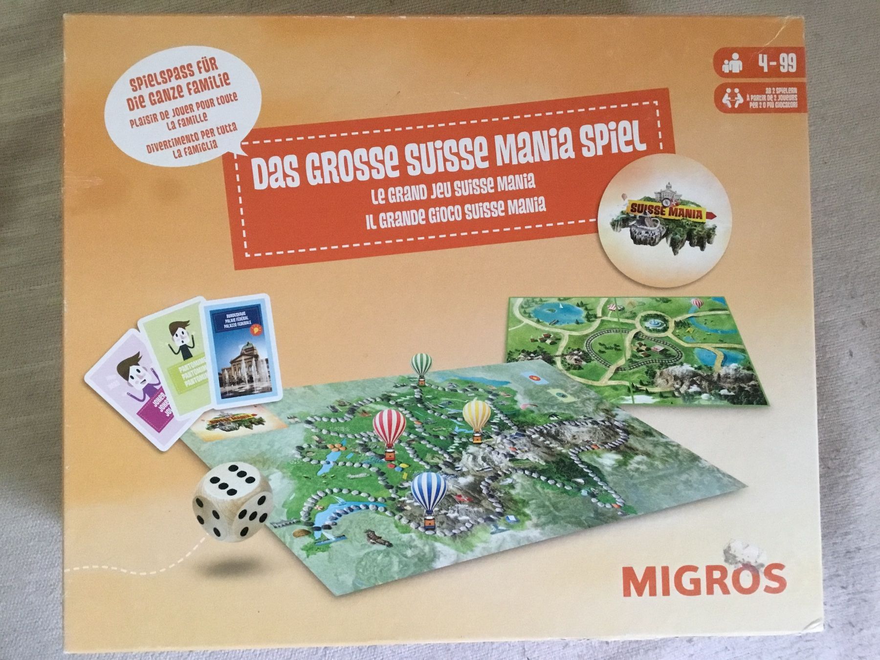 Migros Spiele: Migros Mania Spiel – Gebraucht aus Diessenhofen von quinto9