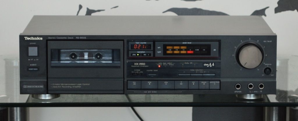Technics Registratori: Technics RS-B505 Tapedeck Stereo Kassettendeck – Usato da Trimbach venduto da ELITA-5