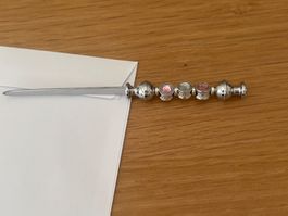 Luxus Elegante Brieföffner Farbe:Silber/Rosa