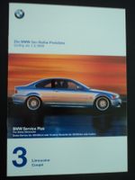 Prospekt Preisliste BMW 3er 1999 mit Coupé