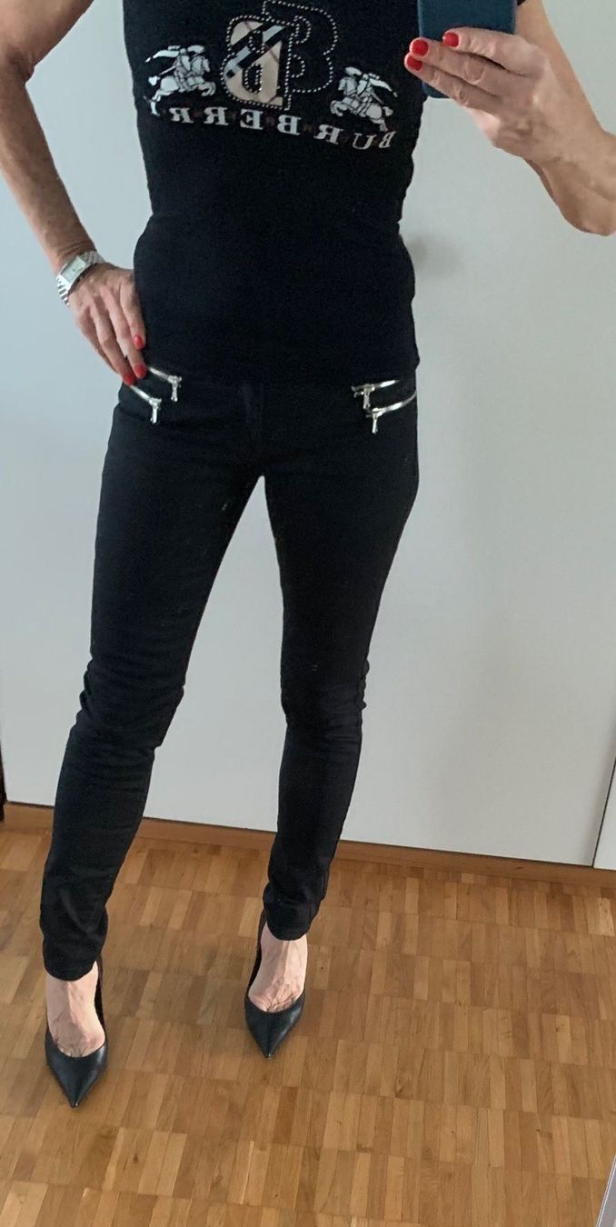 Jeans: Jeans Denim   Schwarz Sexy – Nuovo e nell'imballaggio originale da Adliswil venduto da atram57