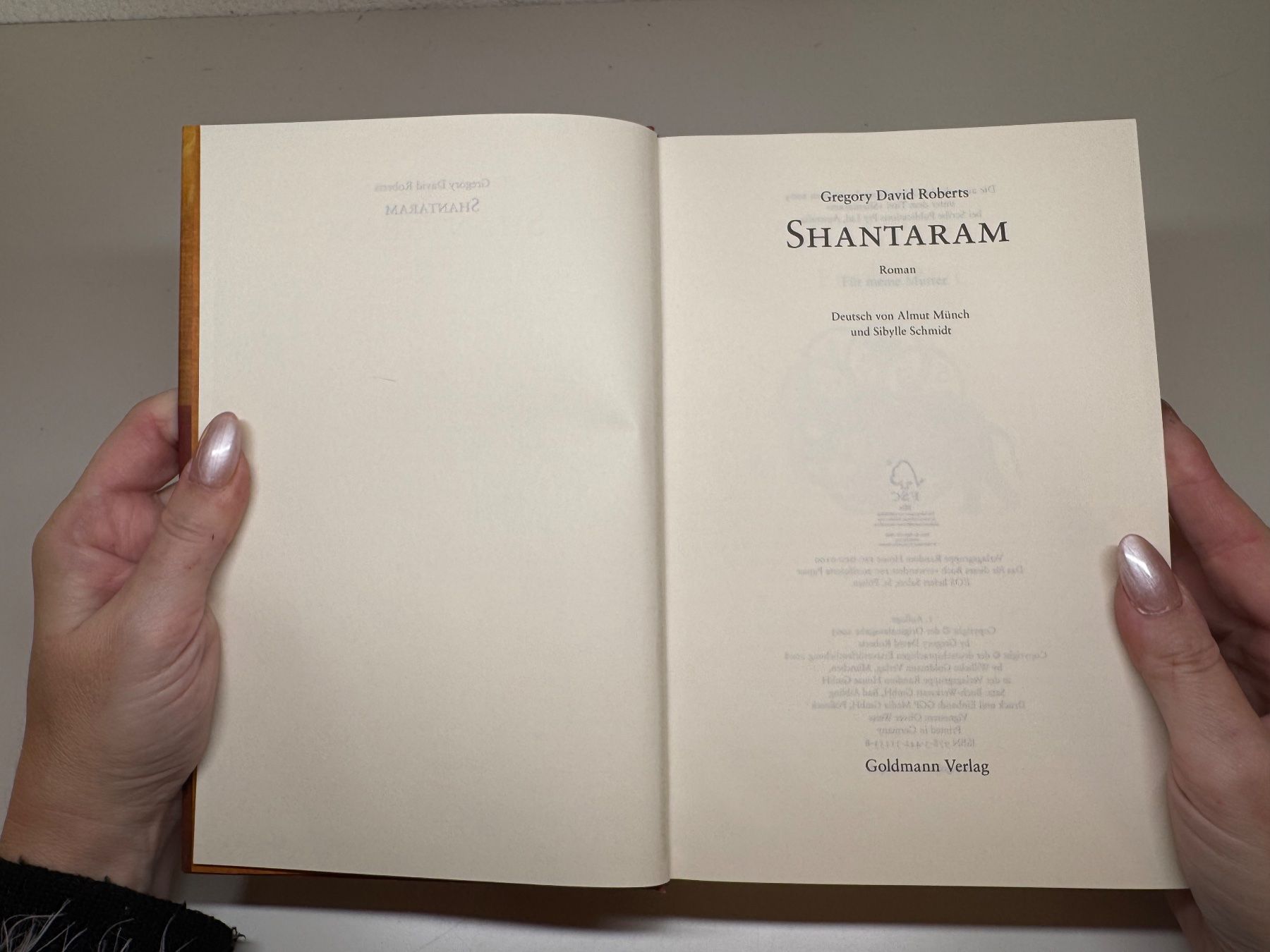 Libri: ROMAN: Gregory David Roberts, Shantaram Aram – Usato da Grosswangen venduto da Deutsche_Romane 2