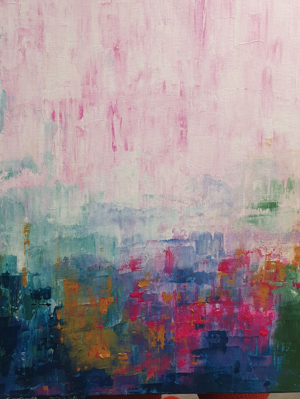 Dipinti: 2 Abstract Spring Landscape – Nuovo (secondo la descrizione) da Klingnau venduto da Soldekorarte 3