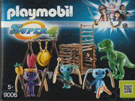 PLAYMOBIL SUPER 4 9006 GUERRIERI ALIENI CON TRAPPOLA PER T-R