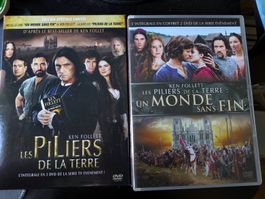 DVD Les Piliers de la Terre + livre et Un Monde sans fin