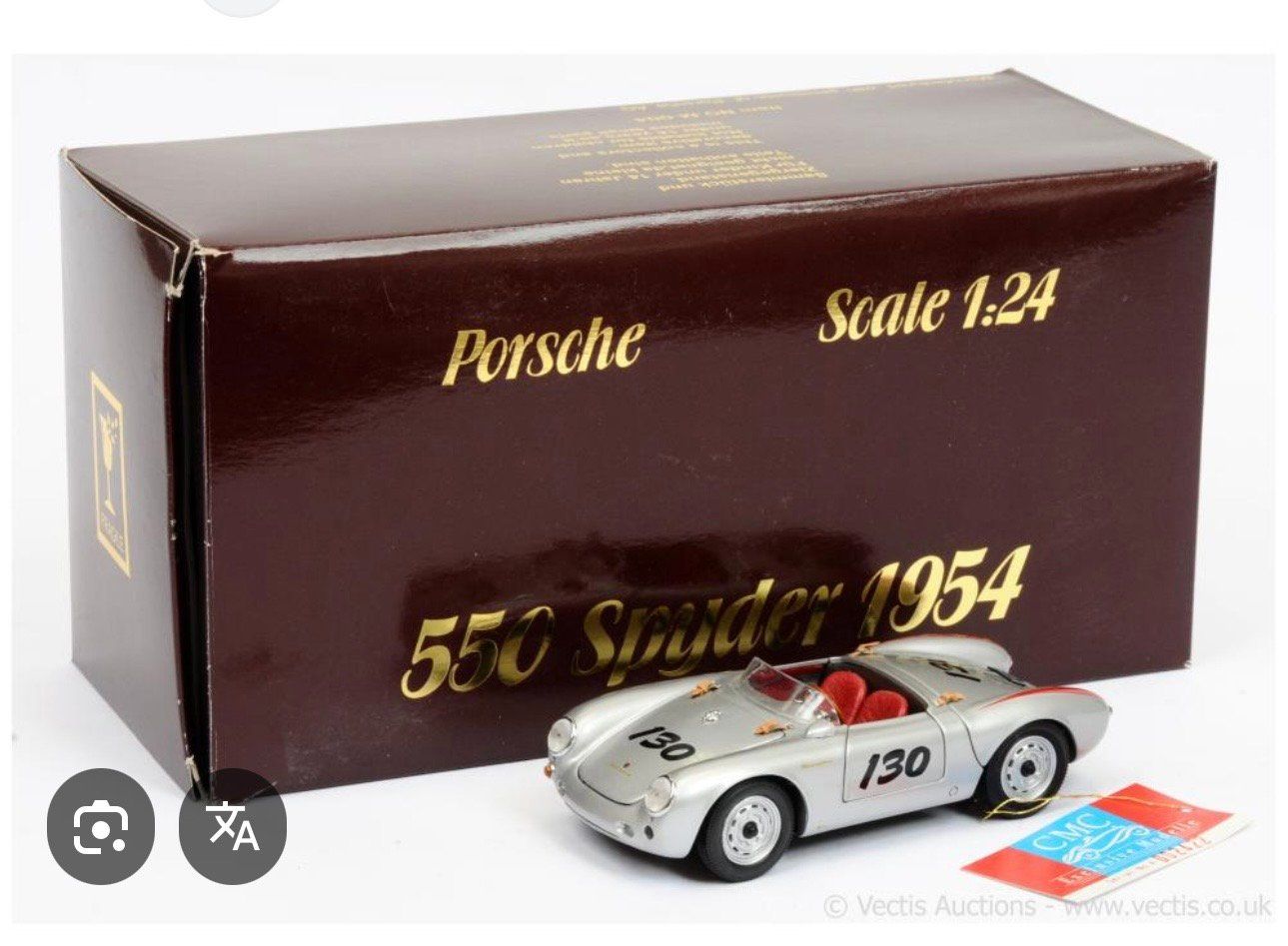 Porsche Modellini d'auto: Modellauto Porsche 550 Spider M1:24 CMC – Nuovo e nell'imballaggio originale da Winkel venduto da rehu60 1