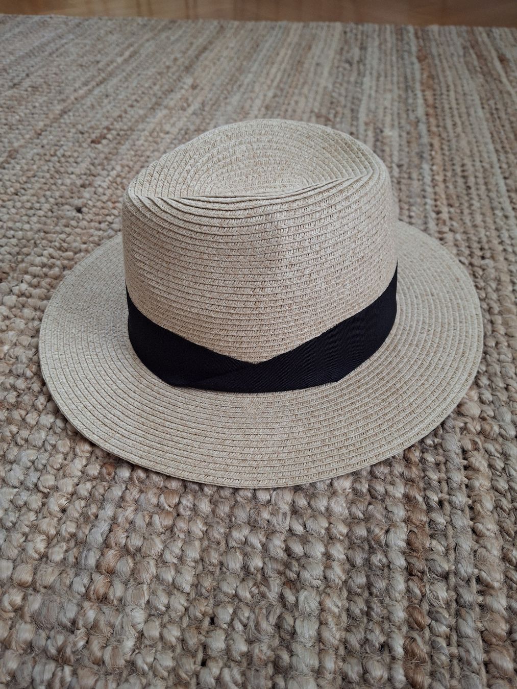 H&M Copricapi, berretti & cappellini: Chapeau style panama H&M beige M – Nuovo e nell'imballaggio originale da Lausanne venduto da Cognitia