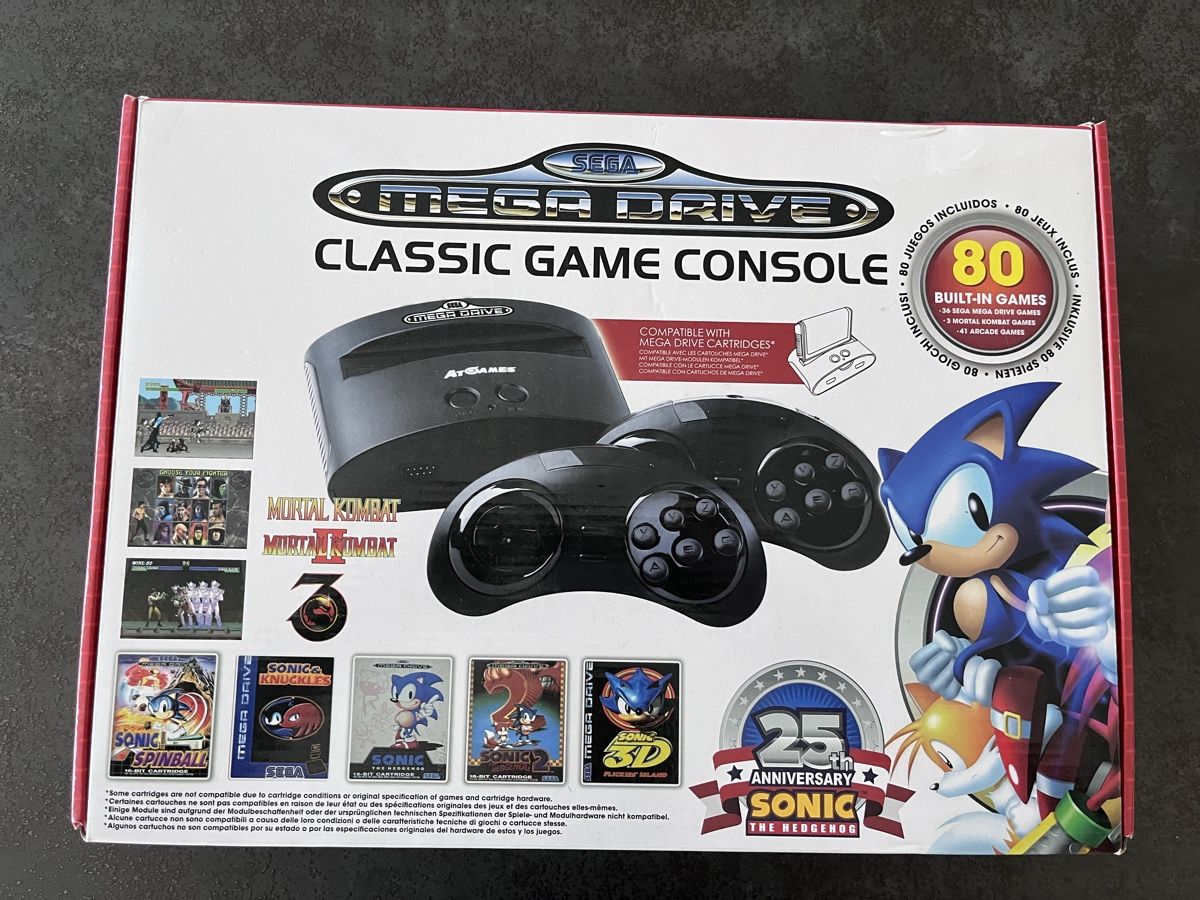 Sega Console: Sega Mega Drive Classic Game Console Mini inkl. AV-HDMI-Adap – Nuovo (secondo la descrizione) da Liestal venduto da Rockthat