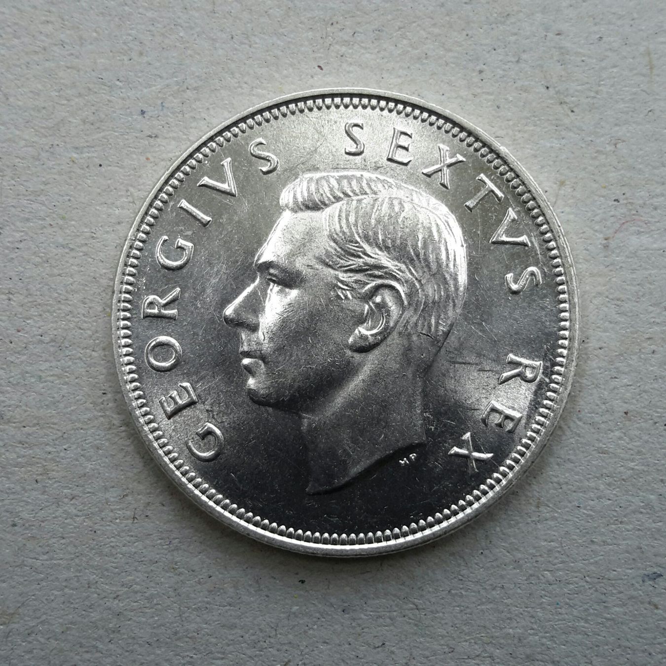 Alle Münzen: Südafrika, 2,5 Shillings . 1952 . Silber . – Gebraucht aus Burgdorf von Olli.34