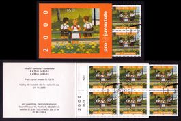 2000_J357+58_Pro Juventute_MARKENHEFT “KINDER”_komplett_ET !