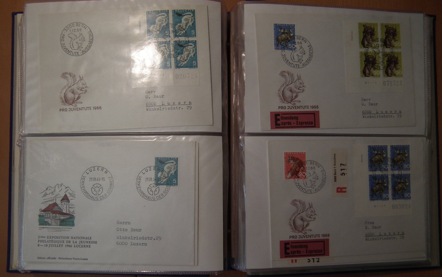 Tutti i francobolli: drei Album mit Briefe, FDC's  Diverse – Usato da Kriens venduto da WULLU99 8