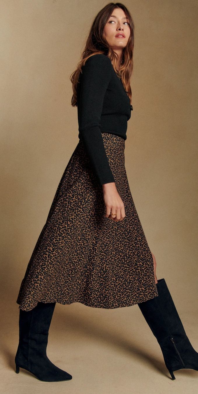 Sezane Jupes: Leopard Skirt, Sézane – Neuf (Voir description) à Zug par elenaanna