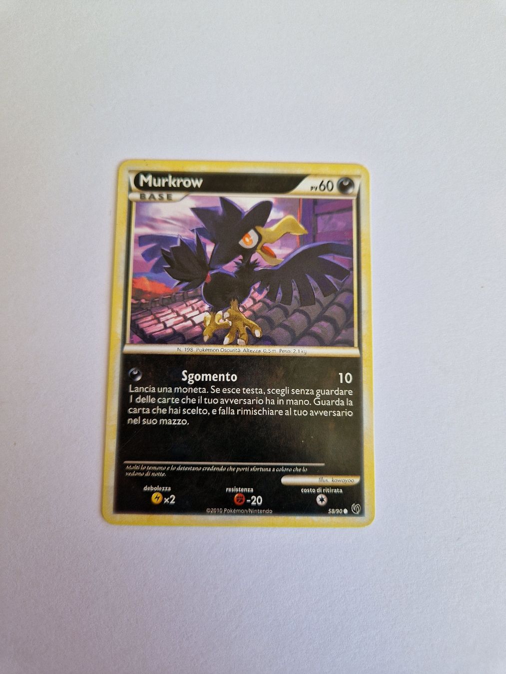Pokémon Cartes à collectionner: Murkrow - Undaunted (2010) - IT – D'occasion à Romont FR par raj_sjv9