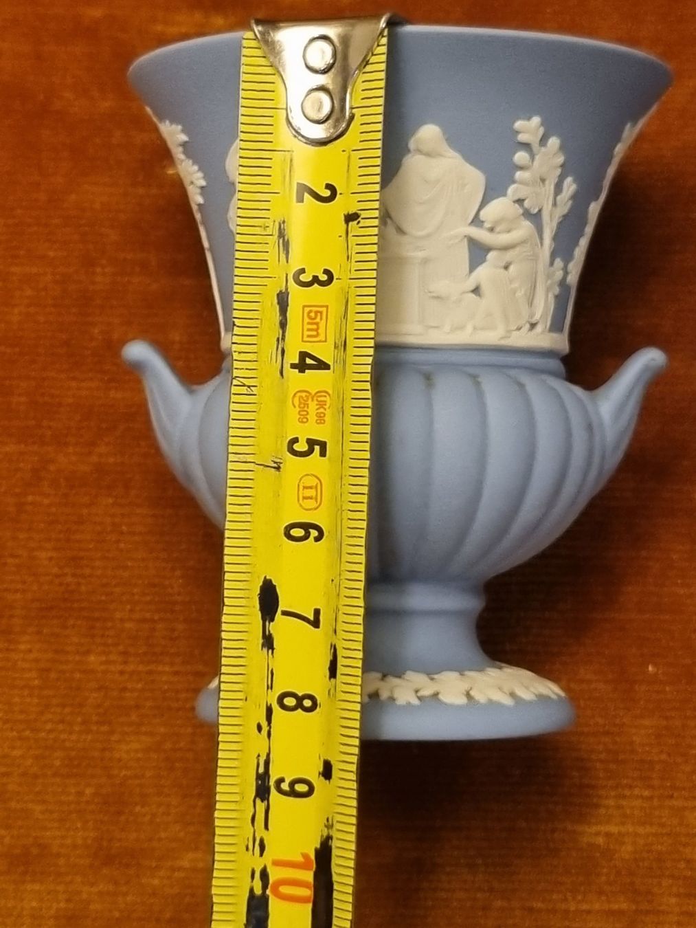 Wedgwood Vasen & Gefässe: Wedgwood Jasperware Set, Vase & Schale, blau – Gebraucht aus Scharnachtal von devin03 5