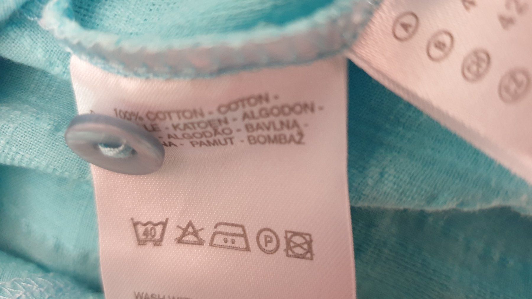 Blusen: Bluse Türkis, Yessica Grösse 42 – Gebraucht aus Biel/Bienne von bormida42 4