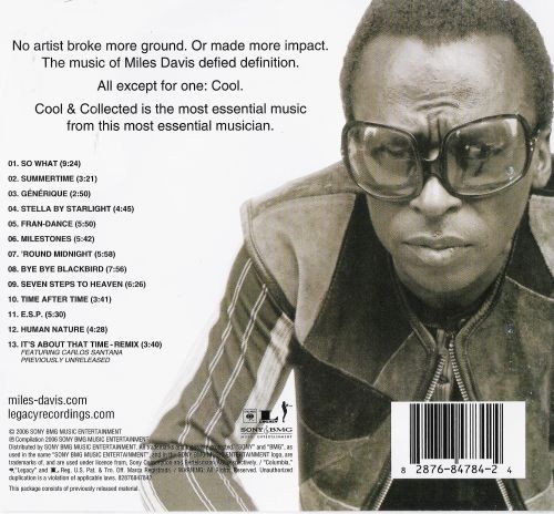 CDs: Davis Miles: Cool & Collected CD – Neu und originalverpackt aus Steinhausen von Vilivinili 1
