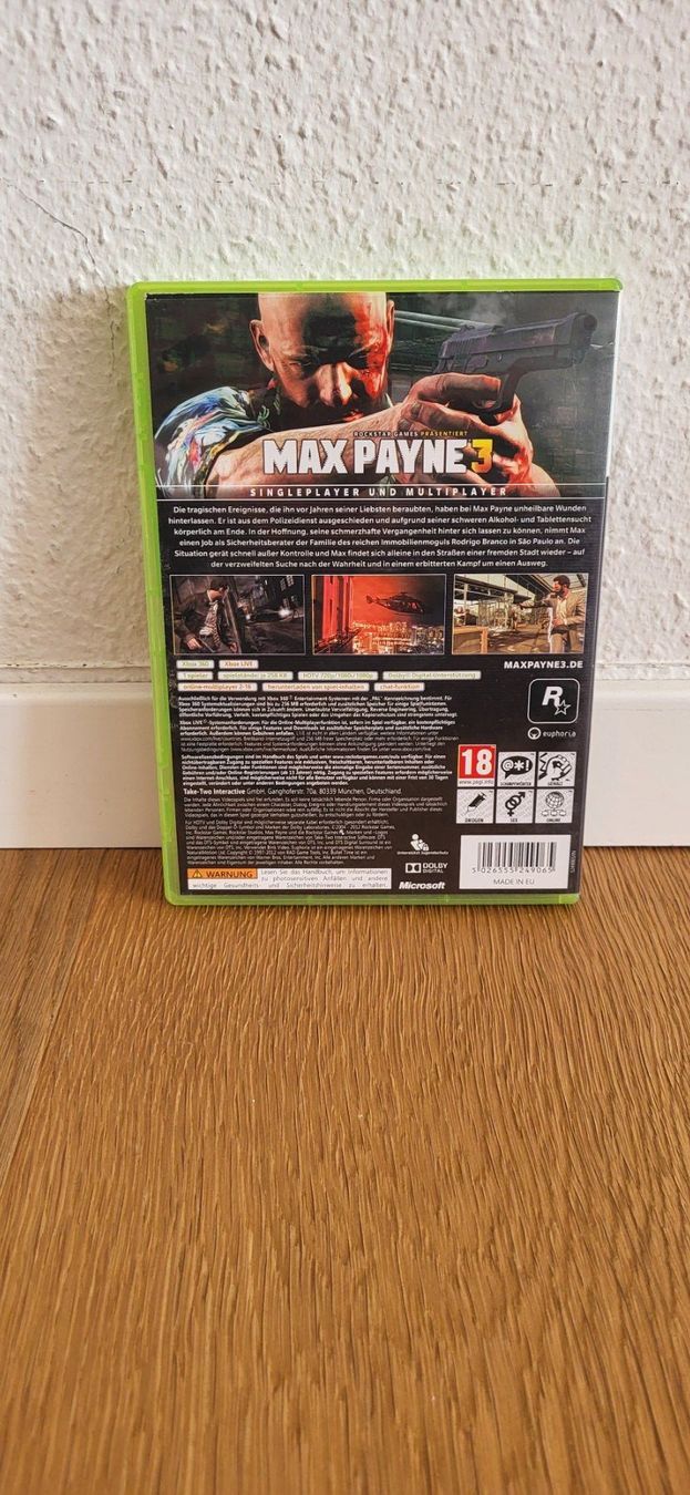 Microsoft Giochi: Xbox 360 - Max Payne 3 – Usato da Münsingen venduto da DigitaleSpielecke 1