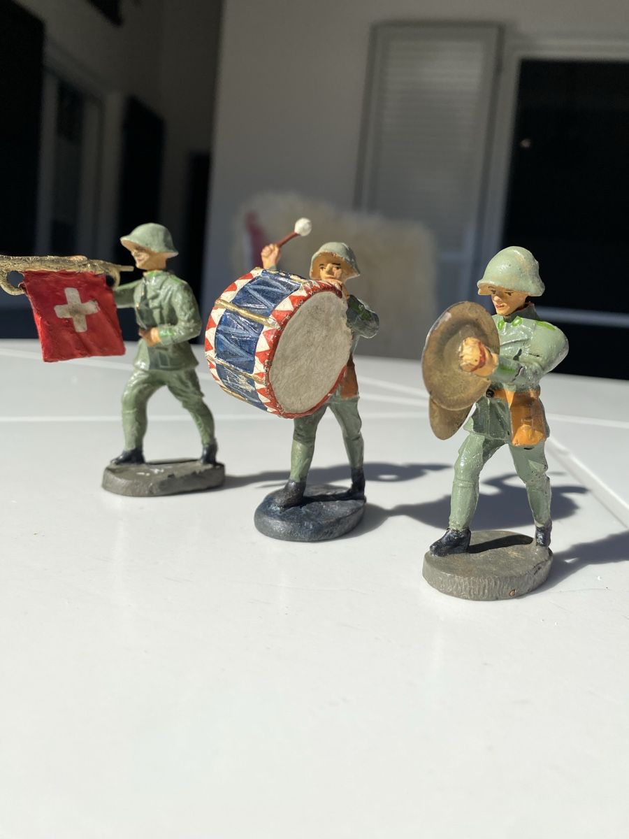 Elastolin Giocattoli: Elastolin VK. Musik Soldaten Top ! – Usato da Rüti ZH venduto da Weder2