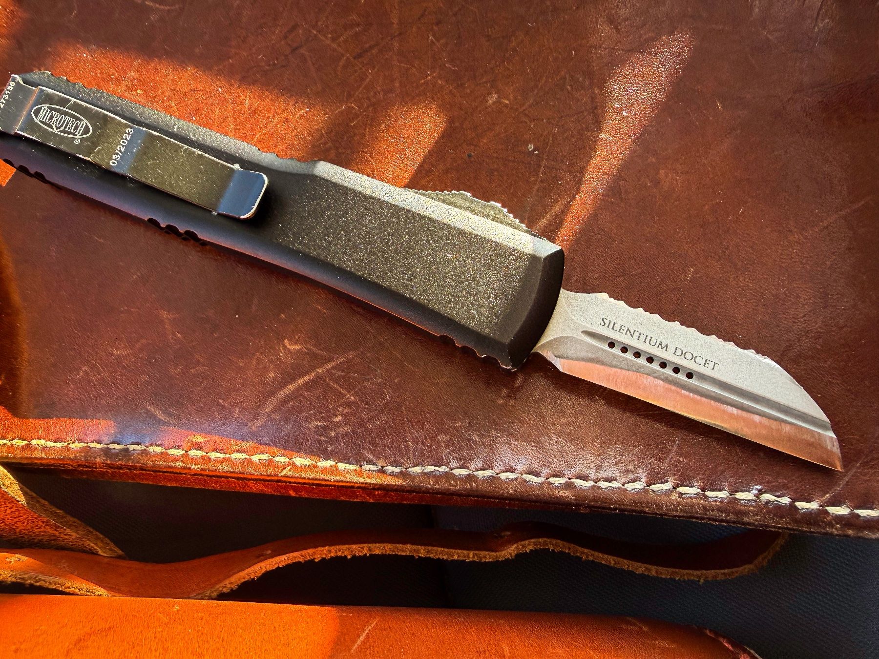 Taschenmesser: MICROTECH CUSTOM – 5 CM M390 – UNIKAT – Gebraucht aus Reinach AG von Rousseau_J 5