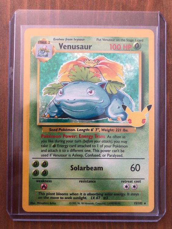 Venusaur Holo Pokemon Celebrations EN Kaufen auf Ricardo