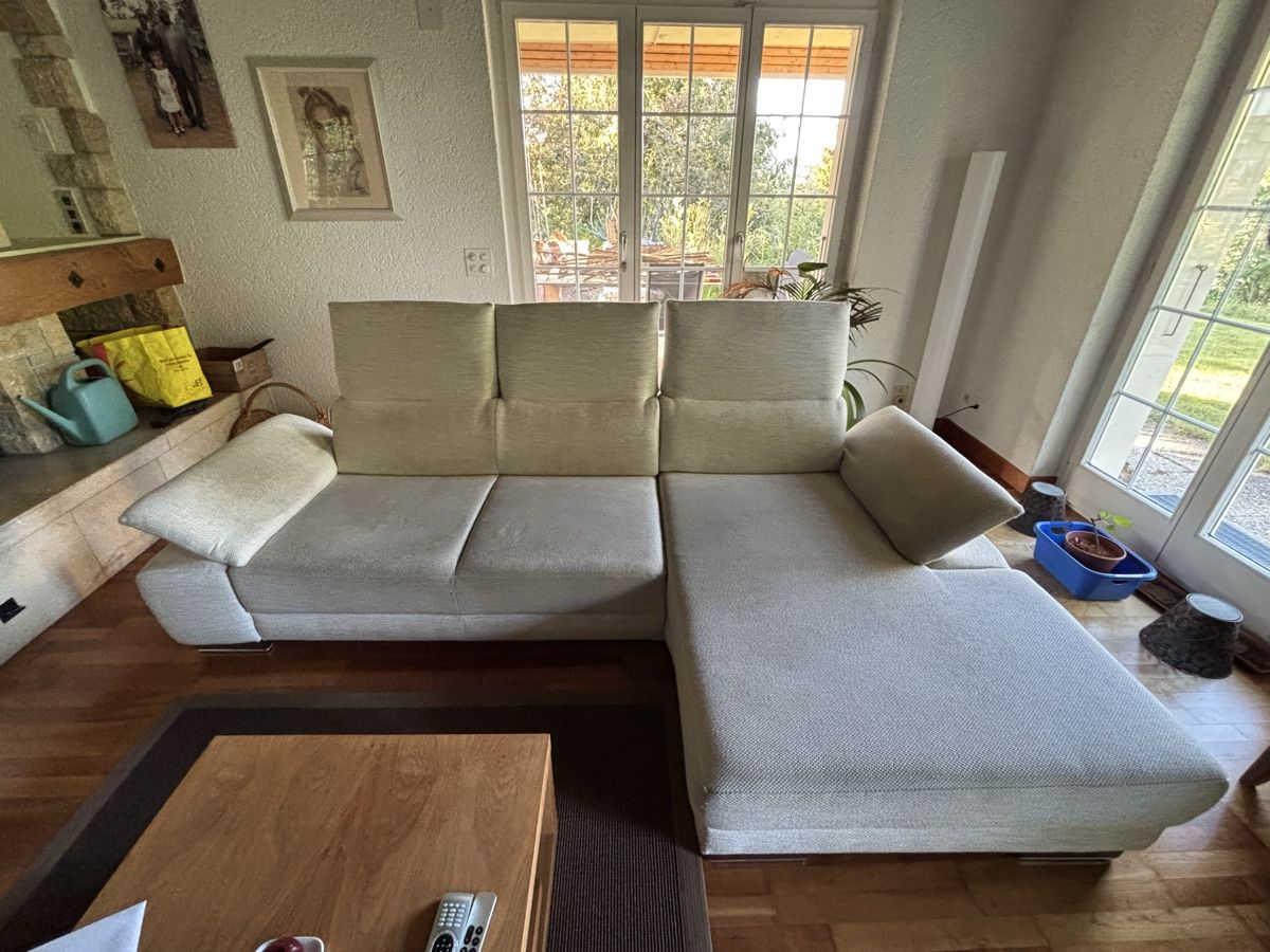 Sofas: Ecksofa Stoff – D'occasion à lyss par Pipi1