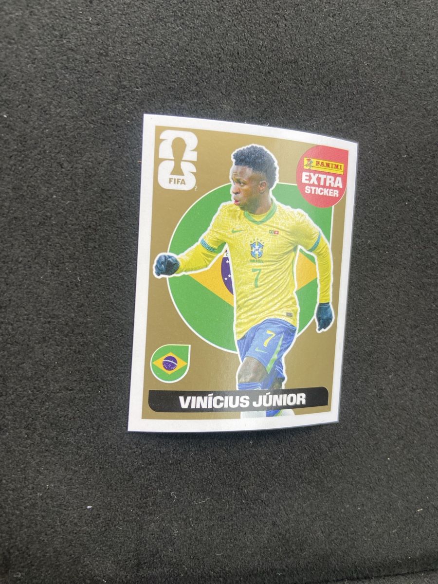 Panini Carte collezionabili: Panini Extra Sticker Vinicius Junior Gold – Nuovo (secondo la descrizione) da Lotzwil venduto da kie_t777