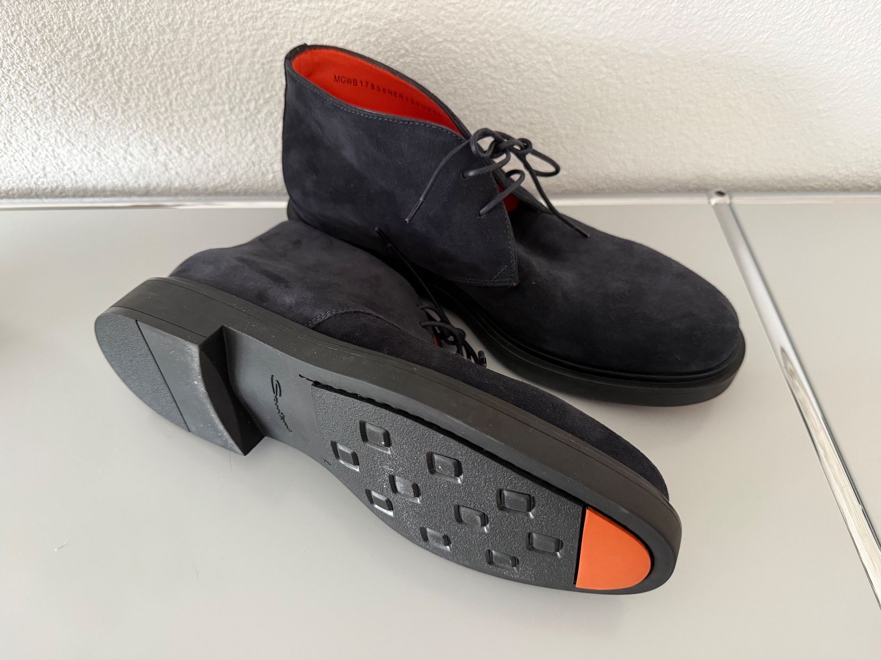 Santoni Scarpe da uomo: Santoni Schuhe navy, Grösse 9 – Usato da Winterthur venduto da Louvre91 1