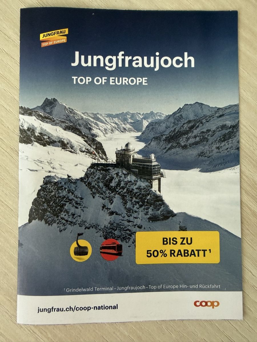 Buoni: Coop Promocode - Jungfraujoch – Nuovo e nell'imballaggio originale da Buch am Irchel venduto da Sweetharth