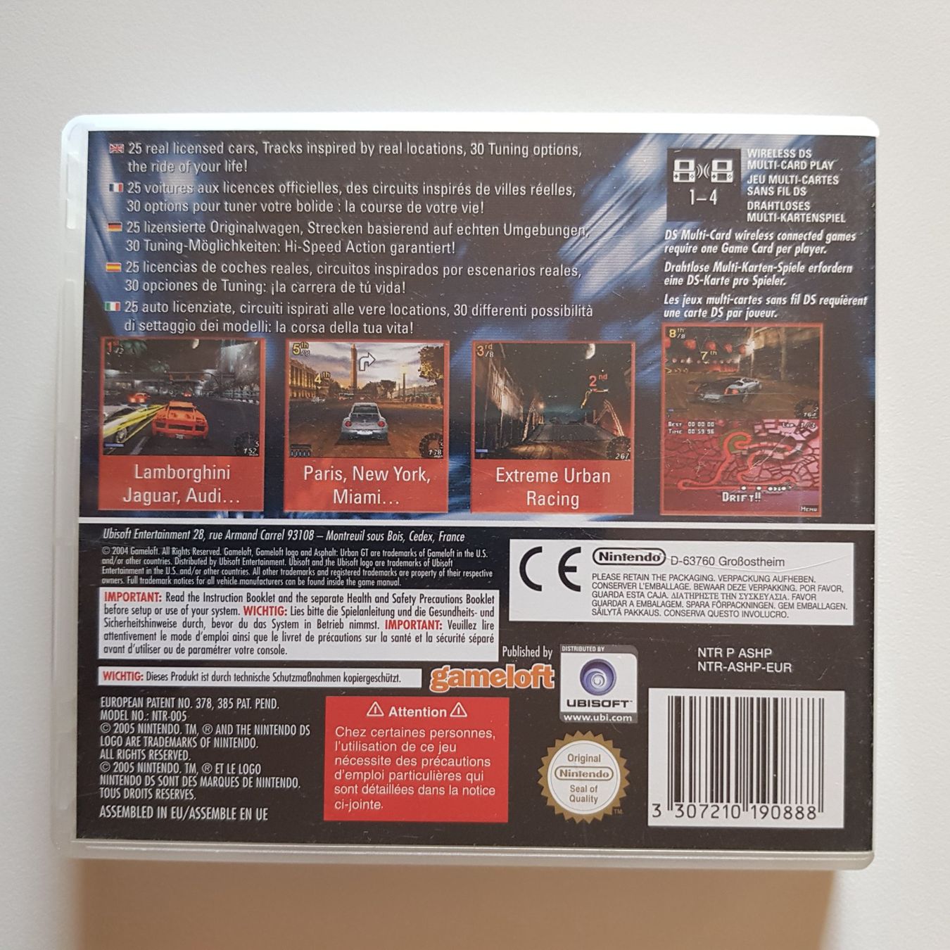 Nintendo Giochi: Nintendo DS Spiel Asphalt Urban GT – Usato da Münchenstein venduto da 2DGames 1