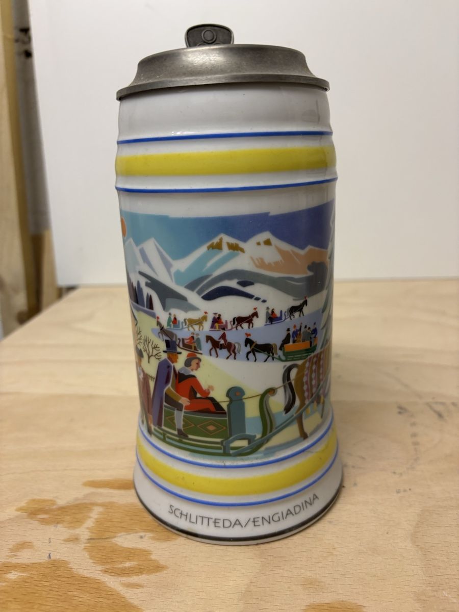 Hürlimann Bicchieri: Bierhumpen Hürlimann – Nuovo (secondo la descrizione) da Winterthur venduto da ral_tr8b
