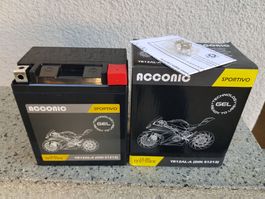 Motorradbatterie, neu, GEL, YB12AL-A, auch SA / SO!