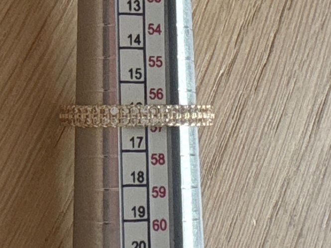 Anelli: Luxus Elegante Gr. 18/8 Ring Memoire Farbe: Gold – Nuovo (secondo la descrizione) da Biel-Bienne venduto da Roserosse13 7
