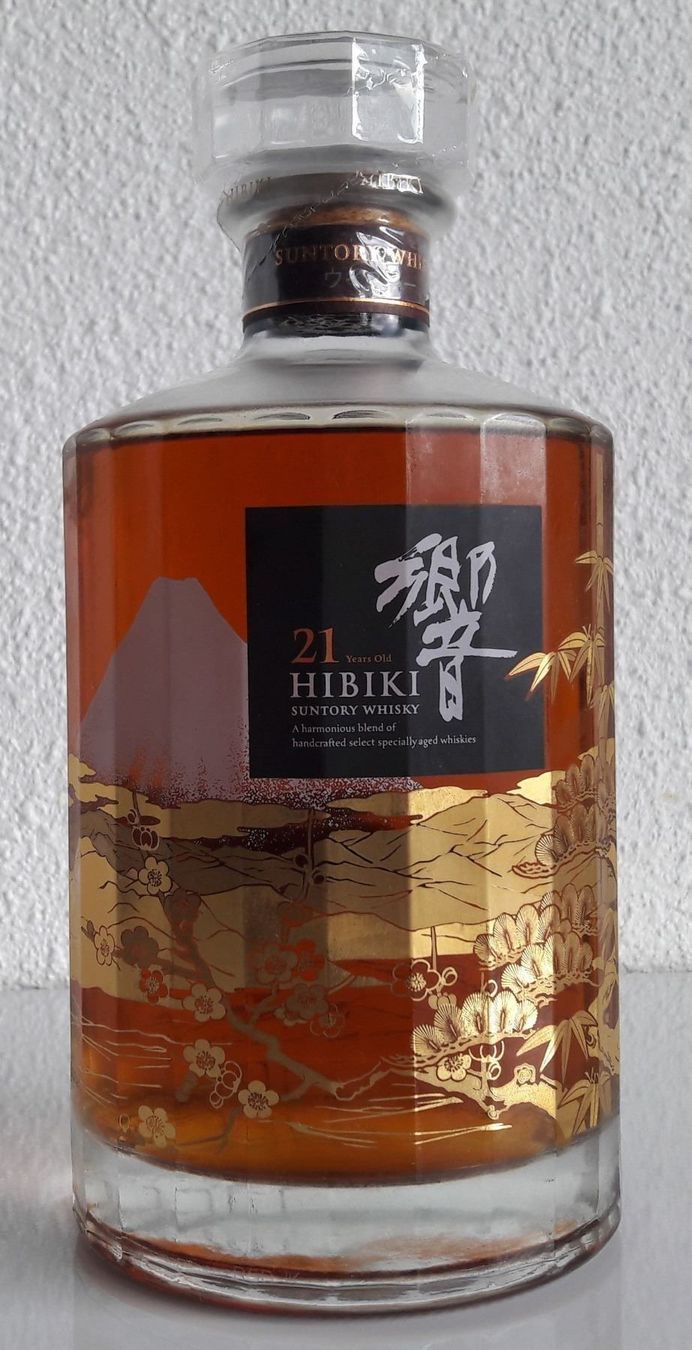 Hibiki Bevande alcoliche: Hibiki 21 y Mount Fuji – Nuovo e nell'imballaggio originale da Le Locle venduto da drinkshop 1