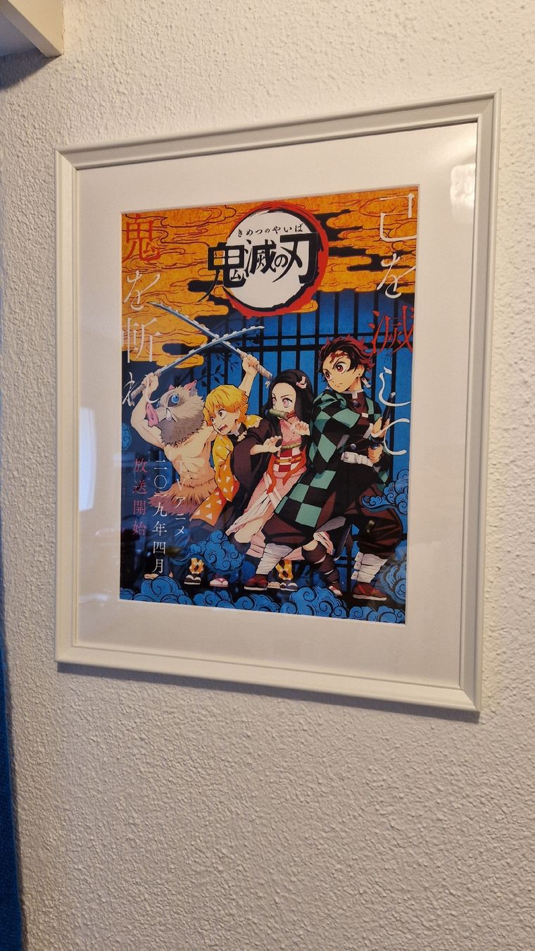Foto & Immagini: Demon Slayer Leiwandbild gerahmt – Nuovo (secondo la descrizione) da Schinznach Bad venduto da webser 1