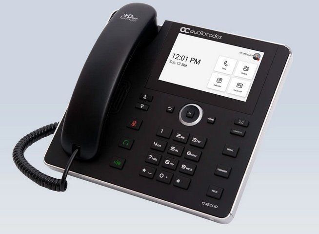 Telefoni: audiocodes C450HD IP-Telefon schwarz – Usato da Hildisrieden venduto da eLuterbachAG