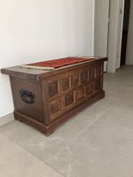 Cassapanca scarpiera in legno massiccio