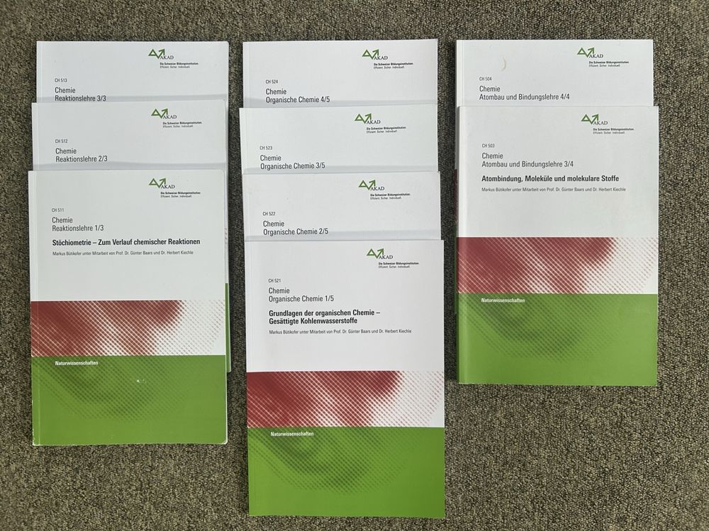 Lehrmittelpaket Chemie (Compendio Verlag) (Neu (gemäss Beschreibung ...