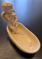 Engel Badewanne, Keramik, Seifenhalter Vintage Deko