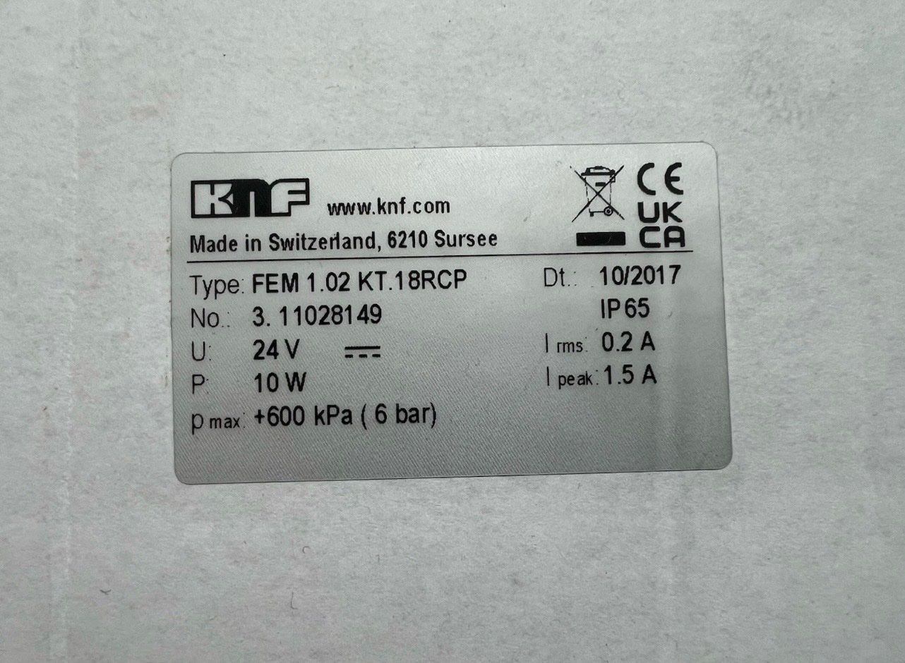 Accessori da laboratorio: KNF SIMDOS 02 Diaphragm Liquid Dosing Vacuum Pump – Nuovo (secondo la descrizione) da Basel venduto da La.Bonne.affaire 6