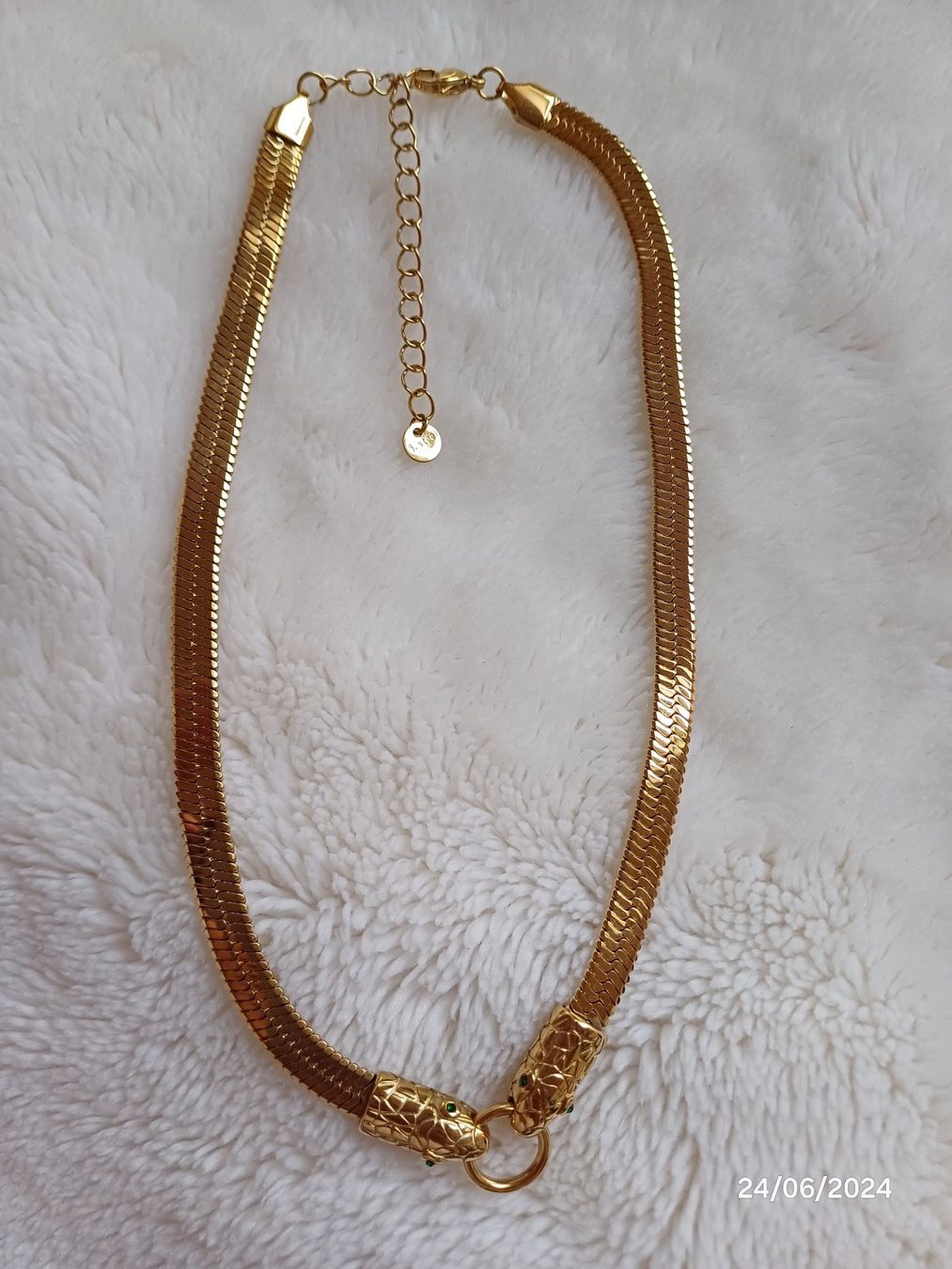Catenine: Choker Kette - Schlange -  35 cm + 7.5 cm – Nuovo e nell'imballaggio originale da Würenlos venduto da Abracadabra26 3