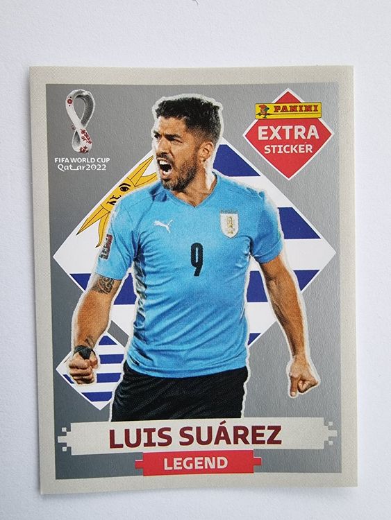 Panini WK 2022 Extra Sticker Luis Suarez Silber | Kaufen auf Ricardo