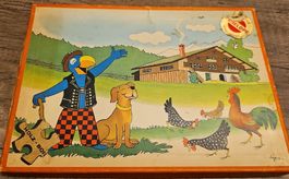 Vintage Holzpuzzle Globi Penelope | en bois